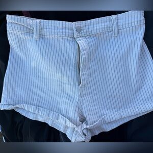 Pinstriped Sailor Shorts